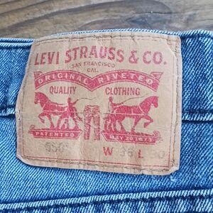 LEVI STRAUSS men's red tab straight leg jeans size 36 x 30